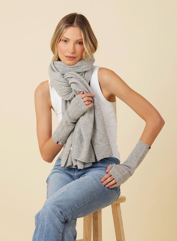 Wool and The Gang - Back for Good Cashmere, Color - Tweedy Grey