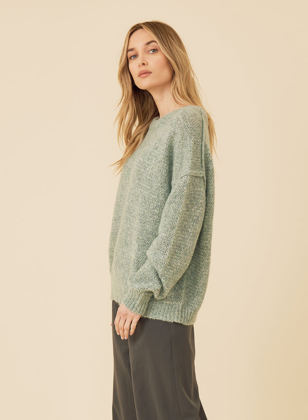 One Grey Day Sienna Sweater in Meadow