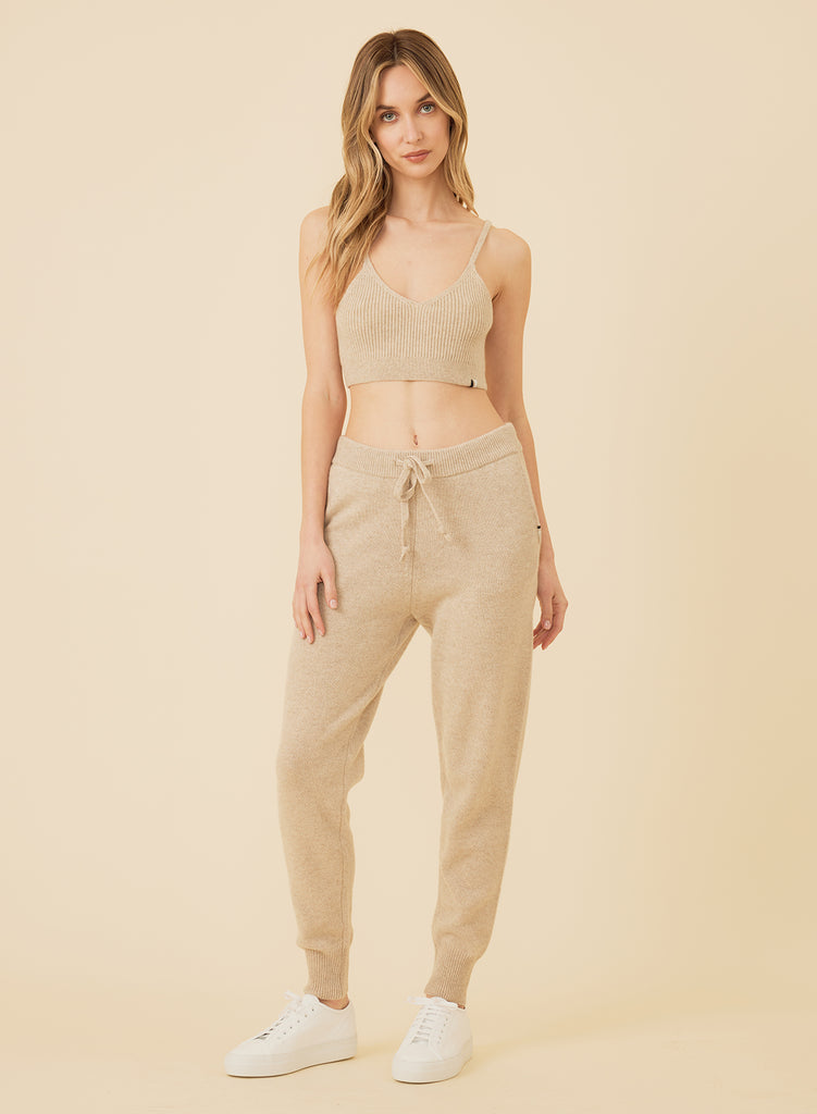 Pacific Cashmere Bralette - Oatmeal