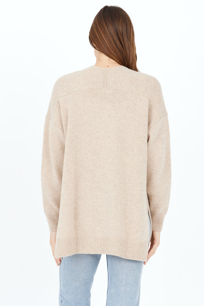 Lyle Cashmere Cardigan   Oatmeal – One Grey Day